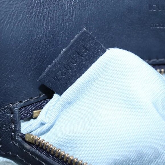 LOUIS VUITTON Monogram Mini Sac Catherine Hand Bag Navy - Picture 14 of 16